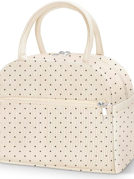 Handbags - Lunch Bag Lunch Box for Women Men, Reusable Cute Corduroy Lunchbag - Leakproof,